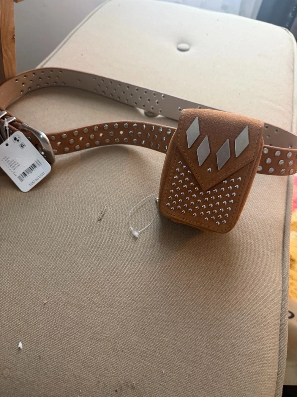 Free People Texas Rose Pocket Belt 🔥 By Understated Leather. Size L